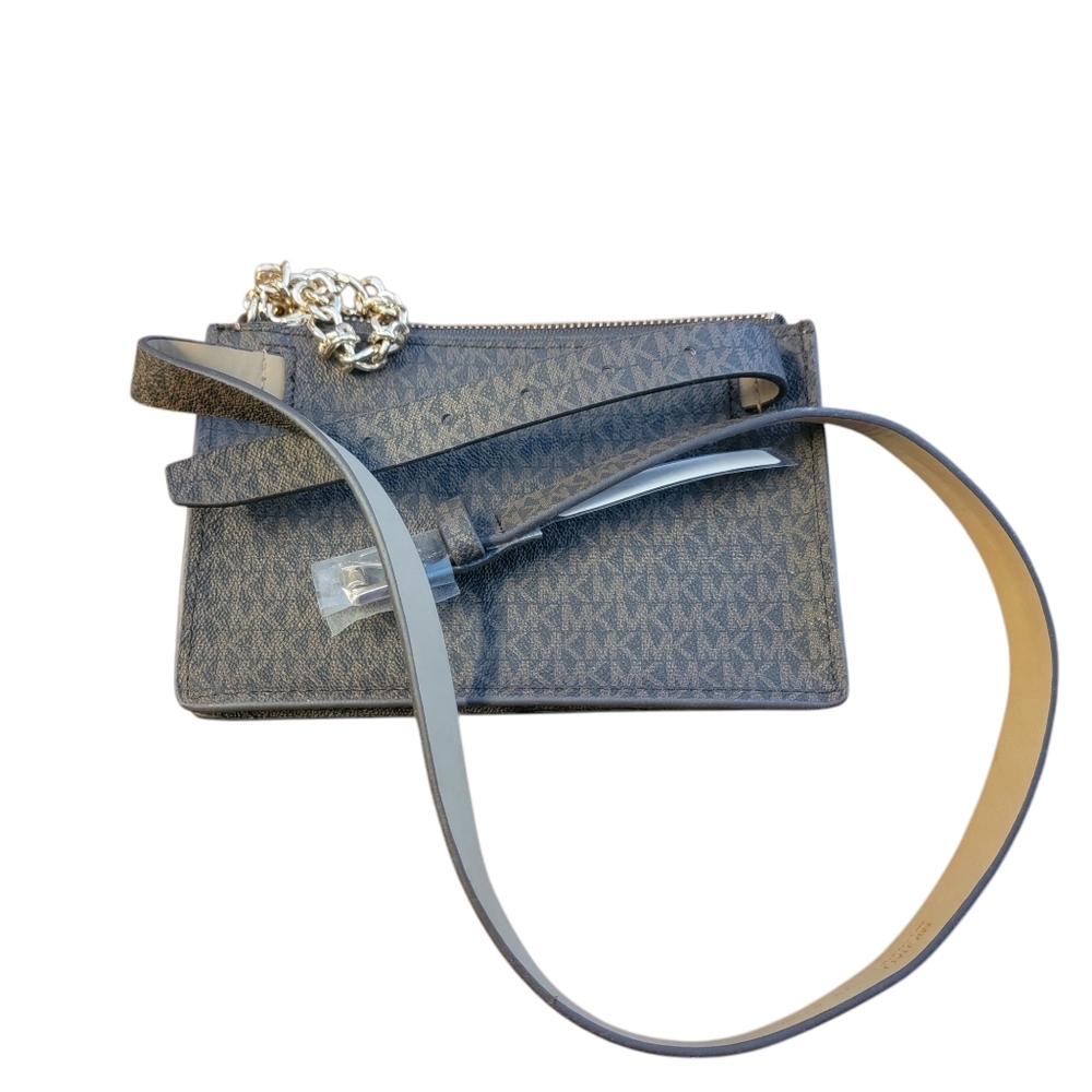 NWT Michael Kors Brown Fanny Bag Belt